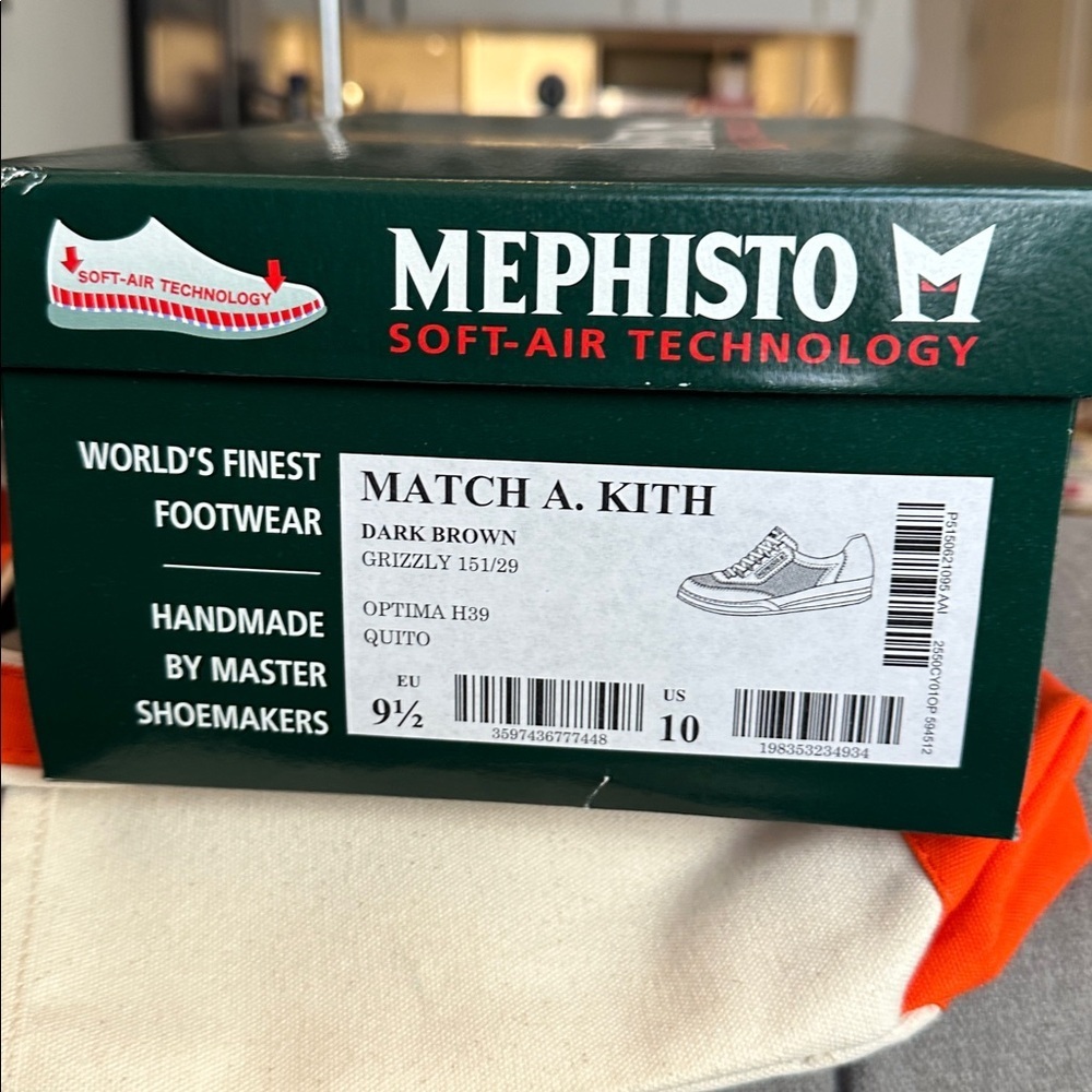 Kith for Mephisto Match Sneaker. Pristine condition. Not Returnable, as is. - Picture 7 of 7